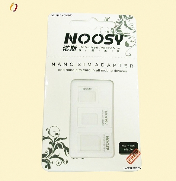 NANO SIM ADAPTER for Phone 4/4S/5(White)